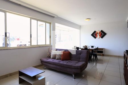 Sala de apartamento à venda com 3 quartos, 110m² em Sion, Belo Horizonte