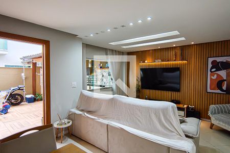 sala de casa de condomínio para alugar com 4 quartos, 137m² em Taquara, Rio de Janeiro