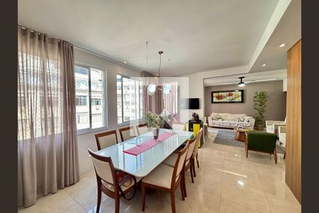 Sala de jantar de apartamento à venda com 3 quartos, 141m² em Copacabana, Rio de Janeiro