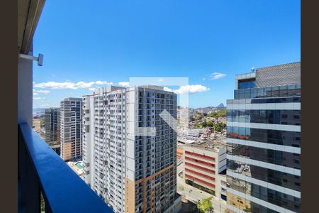 Vista da Sala de apartamento à venda com 3 quartos, 63m² em Santo Cristo, Rio de Janeiro