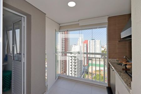 Varanda Gourmet de apartamento à venda com 2 quartos, 75m² em Jardim Bela Vista, Santo André