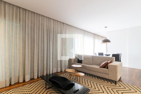 Sala de apartamento para alugar com 1 quarto, 95m² em Vila Olímpia, São Paulo