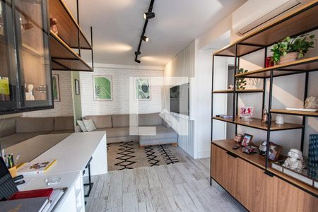 Sala de apartamento à venda com 1 quarto, 70m² em Chácara Klabin, São Paulo