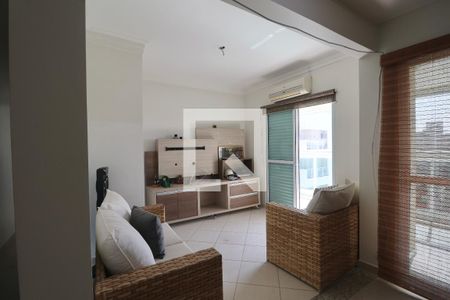 Sala de apartamento para alugar com 3 quartos, 185m² em Jardim Tres Marias, Guarujá