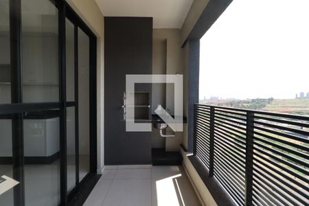 Sacada da Sala/Cozinha de apartamento para alugar com 2 quartos, 70m² em Quintas de São José, Ribeirão Preto
