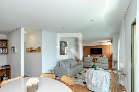 Sala de apartamento à venda com 3 quartos, 145m² em Brooklin, São Paulo