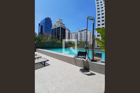 Área comum de kitnet/studio para alugar com 1 quarto, 26m² em Moema, São Paulo