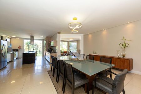 Sala de Jantar de casa de condomínio à venda com 5 quartos, 5000m² em Jardim Petropolis, Nova Lima