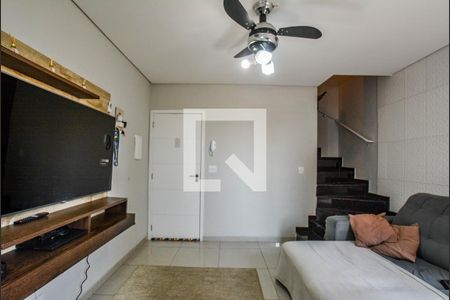 Sala de apartamento para alugar com 2 quartos, 108m² em Vila Camilópolis, Santo André