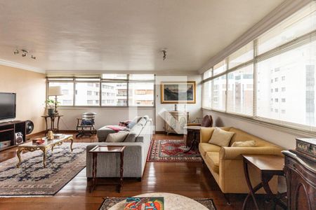 Sala de apartamento à venda com 4 quartos, 240m² em Santa Cecilia, São Paulo