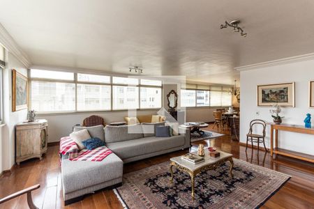 Sala de apartamento à venda com 4 quartos, 240m² em Santa Cecilia, São Paulo