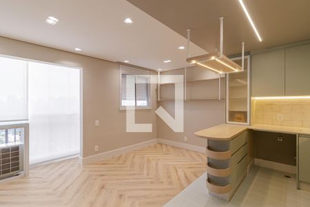 Sala de apartamento para alugar com 1 quarto, 40m² em Moema, São Paulo