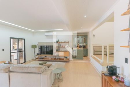 Sala de casa de condomínio à venda com 3 quartos, 380m² em Parque Nova Campinas, Campinas