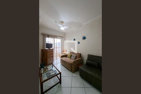 Sala de apartamento para alugar com 1 quarto, 90m² em Guilhermina, Praia Grande