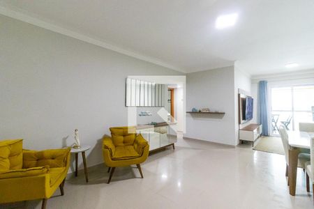 Sala de apartamento para alugar com 3 quartos, 120m² em Aviação, Praia Grande