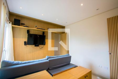 Sala de apartamento para alugar com 3 quartos, 125m² em Vila Alzira, Santo André