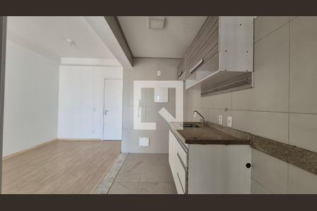 Sala/Cozinha de apartamento à venda com 2 quartos, 57m² em Vila Homero Thon, Santo André