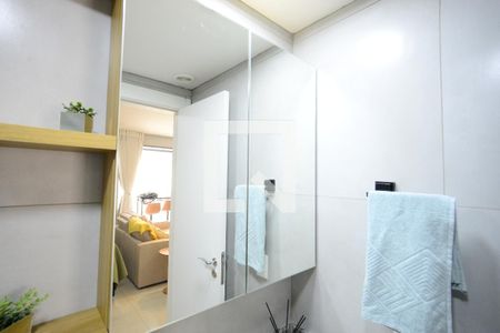 Banheiro de kitnet/studio para alugar com 1 quarto, 36m² em Ipiranga, São Paulo