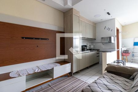 Sala de apartamento para alugar com 2 quartos, 51m² em Mirim, Praia Grande