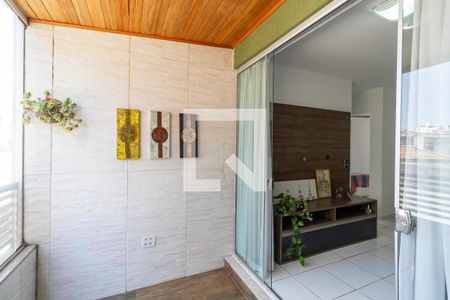 Varanda da Sala de apartamento à venda com 2 quartos, 55m² em Graça, Belo Horizonte