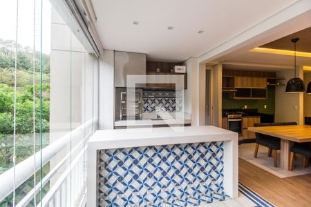 Varanda gourmet de apartamento à venda com 2 quartos, 94m² em Residencial Tambore Iii, Santana de Parnaíba