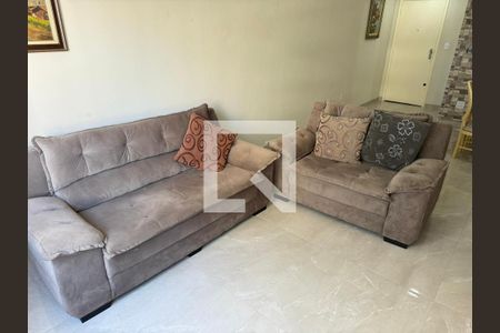 Sala de apartamento para alugar com 2 quartos, 104m² em Gonzaga, Santos