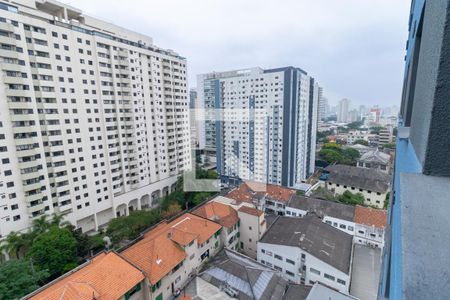Vista da Sala/Cozinha de apartamento para alugar com 1 quarto, 25m² em Barra Funda, São Paulo