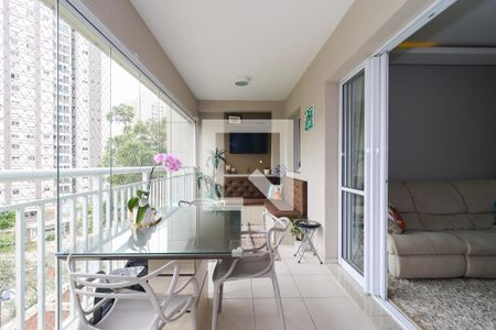 Varanda da Sala de apartamento à venda com 3 quartos, 96m² em Morumbi, São Paulo