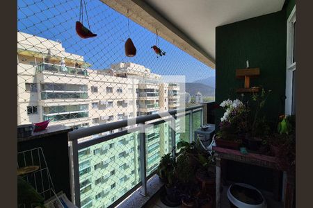 Varanda de apartamento para alugar com 3 quartos, 144m² em Barra da Tijuca, Rio de Janeiro