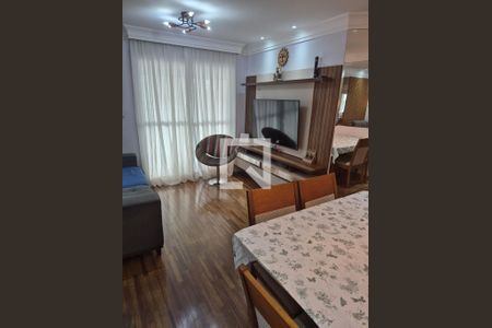 Sala de apartamento para alugar com 3 quartos, 89m² em Vila Assunção, Santo André