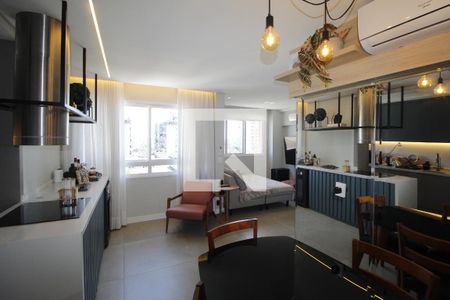 Sala de apartamento para alugar com 1 quarto, 57m² em Independência, Porto Alegre