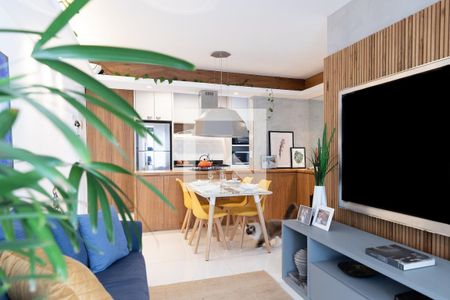 Sala de apartamento à venda com 3 quartos, 92m² em Jardim Dom Bosco, São Paulo