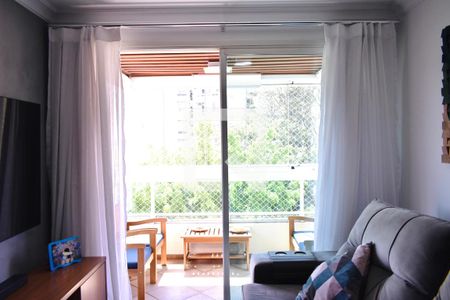 Sacada da Sala de apartamento à venda com 2 quartos, 75m² em Mirandópolis, São Paulo