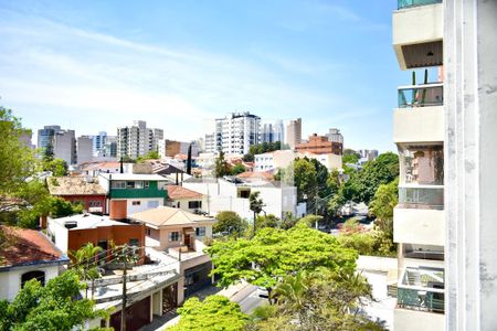 Vista da Sacada da Sala de apartamento à venda com 2 quartos, 75m² em Mirandópolis, São Paulo