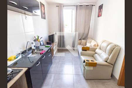 Sala/Cozinha de apartamento para alugar com 1 quarto, 24m² em Belenzinho, São Paulo