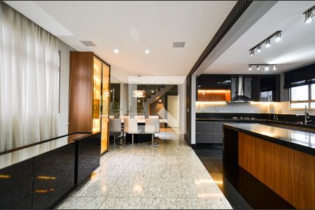 Sala de Estar de apartamento à venda com 3 quartos, 300m² em Palmares, Belo Horizonte