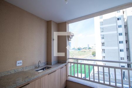 Varanda da Sala de apartamento para alugar com 3 quartos, 67m² em Parque Campolim, Sorocaba