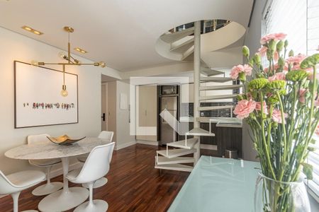 Sala de apartamento à venda com 1 quarto, 90m² em Itaim Bibi, São Paulo