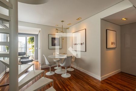 Sala de apartamento à venda com 1 quarto, 90m² em Itaim Bibi, São Paulo