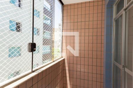 Varanda da Sala de apartamento à venda com 3 quartos, 95m² em Buritis, Belo Horizonte