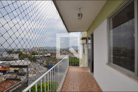 Varanda da Sala  de apartamento para alugar com 2 quartos, 73m² em Vila Valqueire, Rio de Janeiro