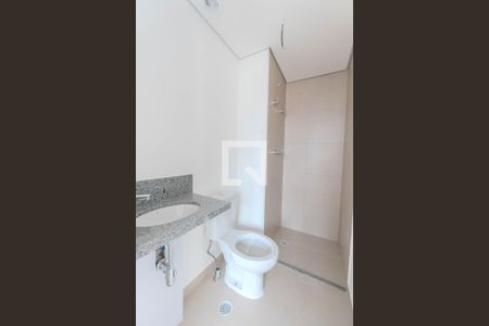 Banheiro de kitnet/studio à venda com 1 quarto, 22m² em Consolação, São Paulo