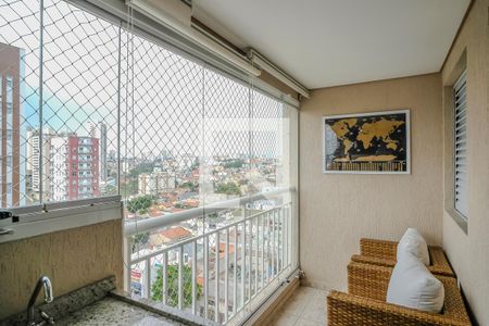 Varanda gourmet de apartamento à venda com 2 quartos, 71m² em Santa Paula, São Caetano do Sul
