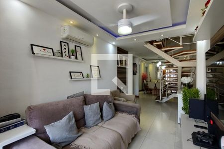 Sala 1 de casa de condomínio à venda com 3 quartos, 132m² em Pechincha, Rio de Janeiro