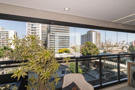 Sala de apartamento à venda com 2 quartos, 66m² em Indianópolis, São Paulo