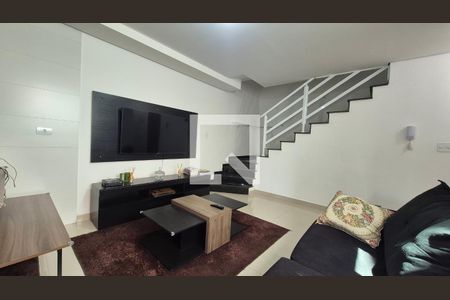 Sala de apartamento à venda com 2 quartos, 129m² em Vila Santa Teresa, Santo André