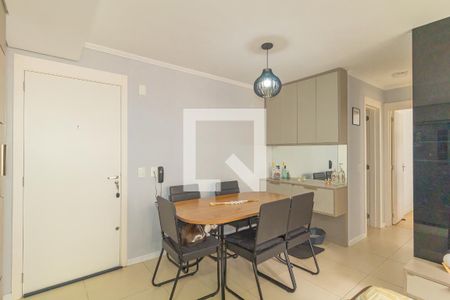 Sala/Cozinha de apartamento para alugar com 2 quartos, 51m² em Fátima, Canoas