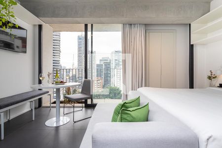 Studio de kitnet/studio para alugar com 1 quarto, 28m² em Jardim das Bandeiras, São Paulo