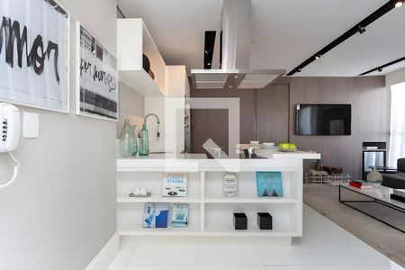 Sala de apartamento para alugar com 1 quarto, 94m² em Vila Nova Conceição, São Paulo