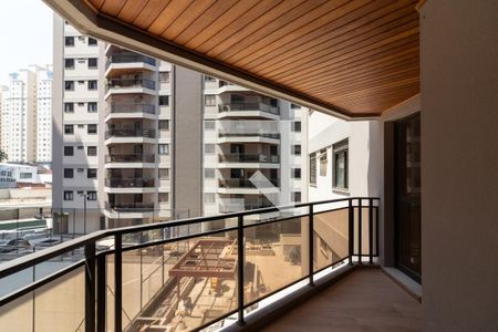 Varanda da Sala de apartamento à venda com 4 quartos, 147m² em Moema, São Paulo